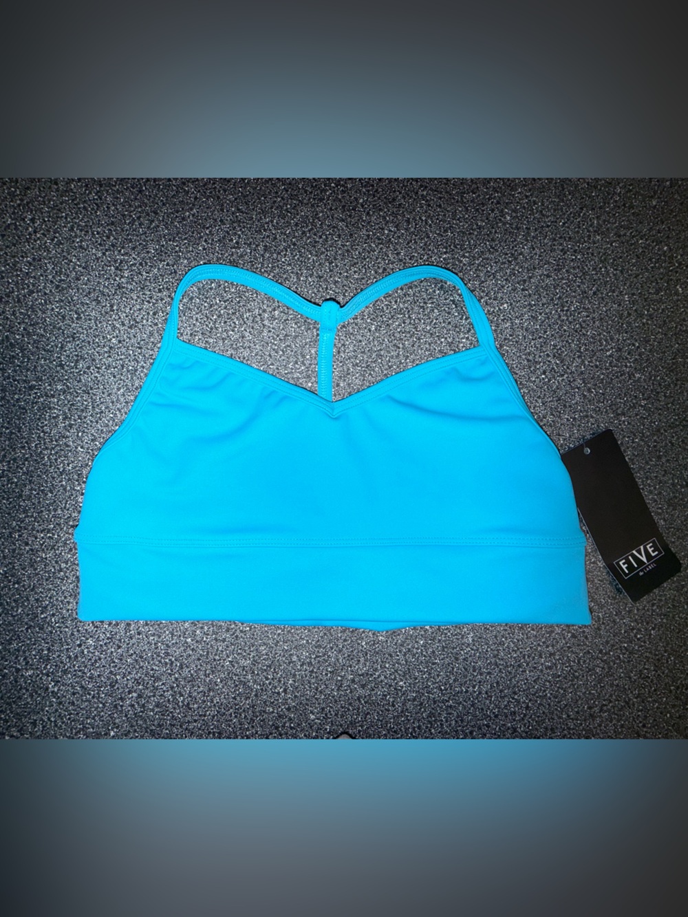 Five Dancewear NWT! Dance Bra Top Teal Size Adult Medium